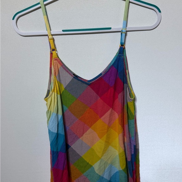 Torrid Vibrant Rainbow Colored Striped Top - Picture 3 of 3